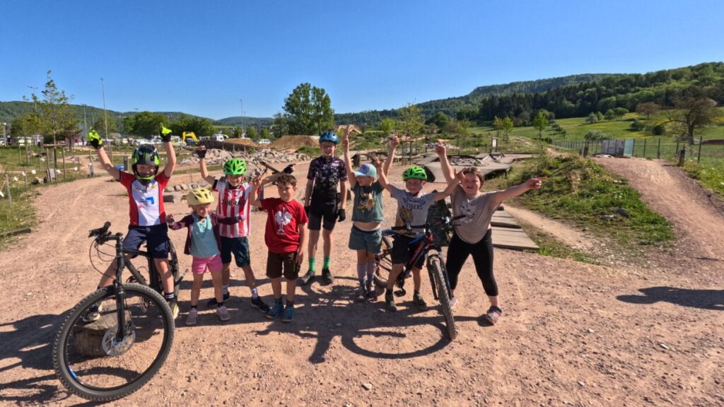 Ausflug der MTB Kids in das Trailcenter Aesch